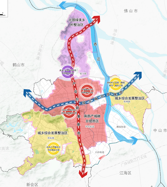 全域土地综合整治，江门全域土地综合整治，蓬江区全域土地综合整治，百千万工程，江门百千万工程，蓬江区百千万工程1